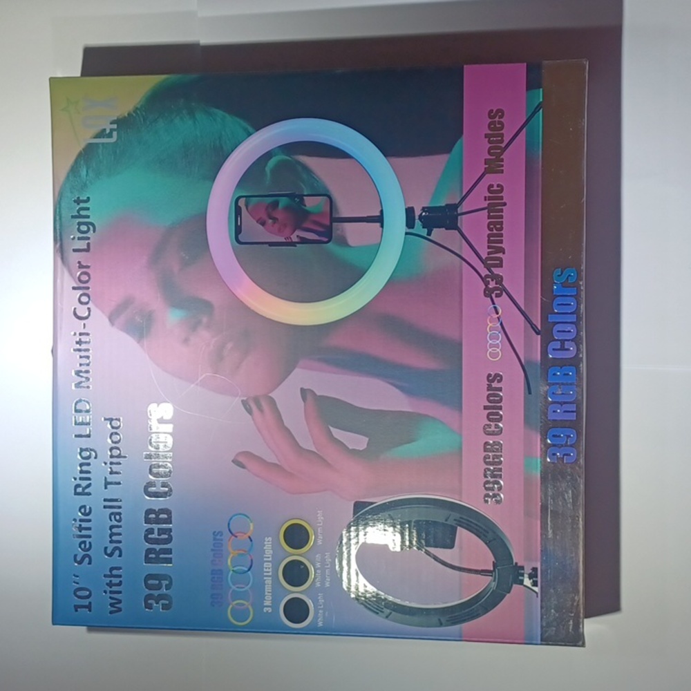10" Selfie Ring LED Light/Tripod NWT